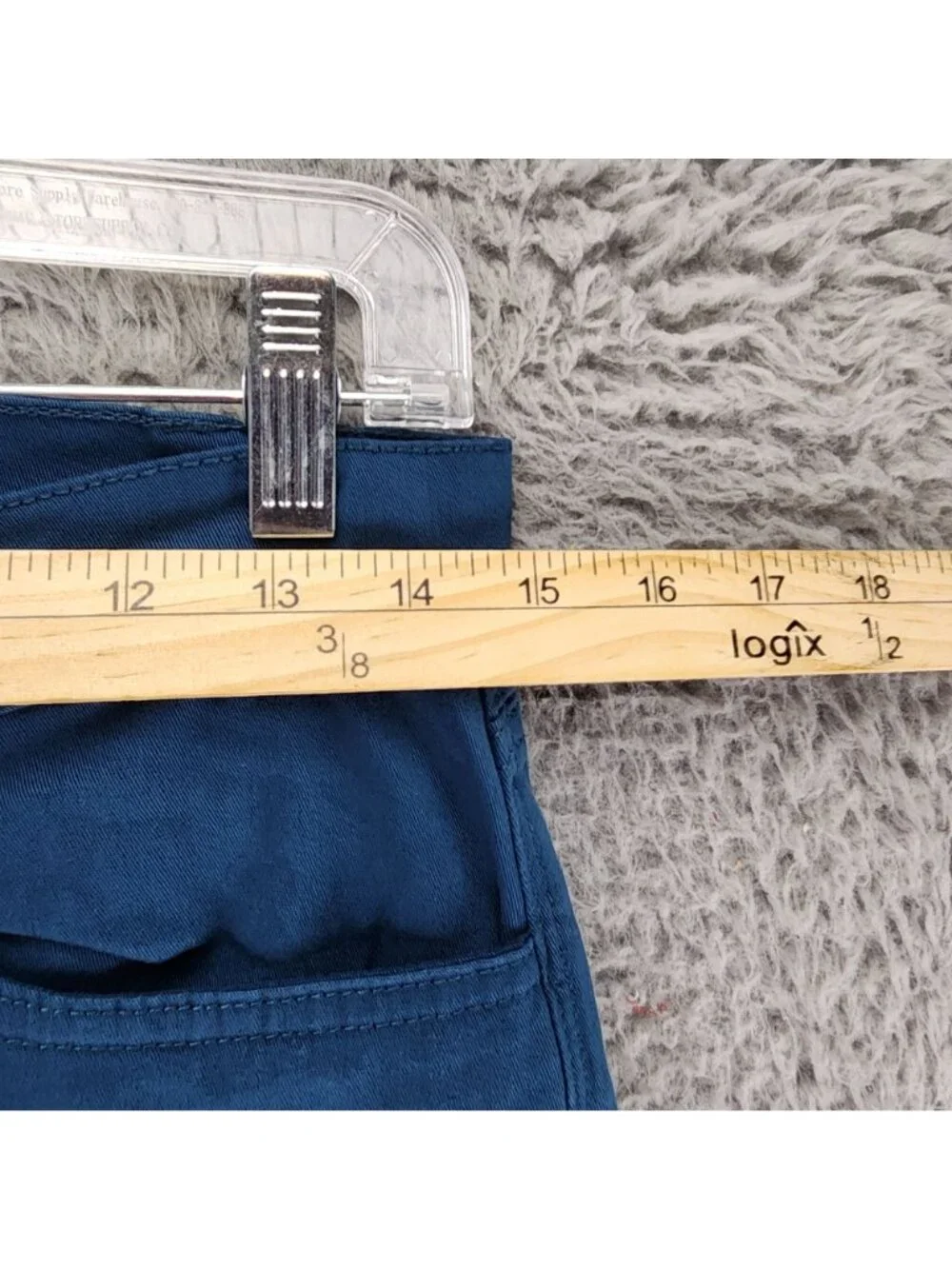 Jachs Pants Mens 28x32 Dark Teal Blue Stretch Mid Rise Slim Fit *NWT*